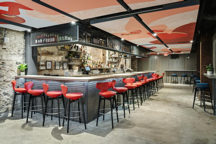 Photo of foundation. - underground bar